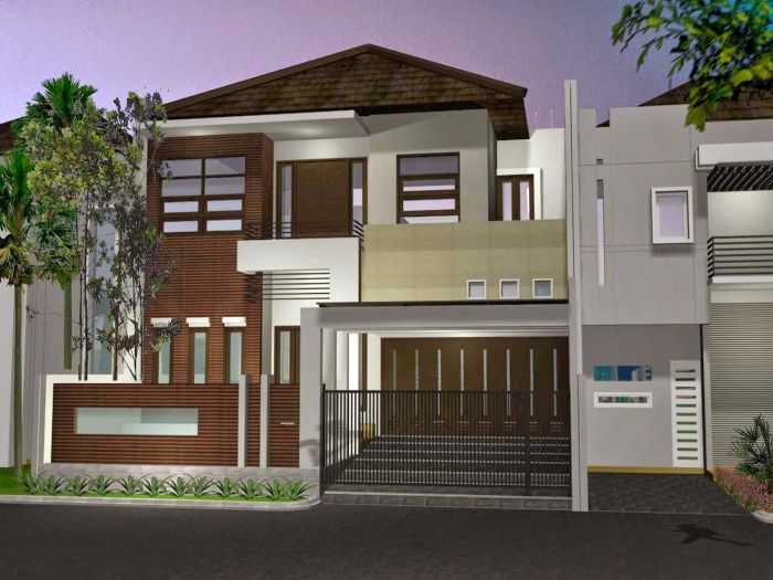 Desain rumah minimalis 2 lantai 150 jutaan