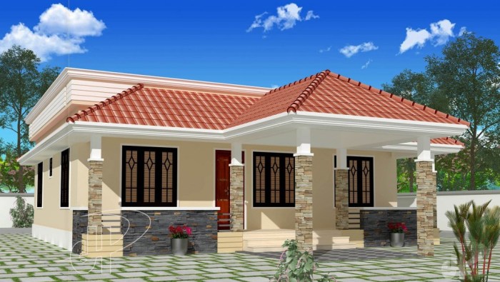 Desain rumah minimalias 1 lantai