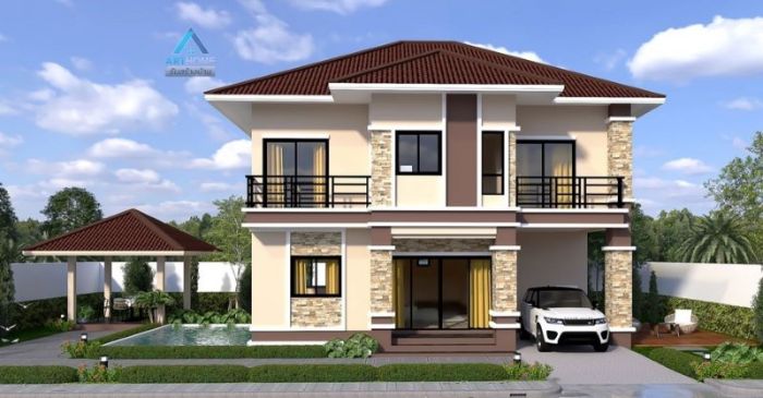 Desain rumah minimalis 2 lantai cerdas