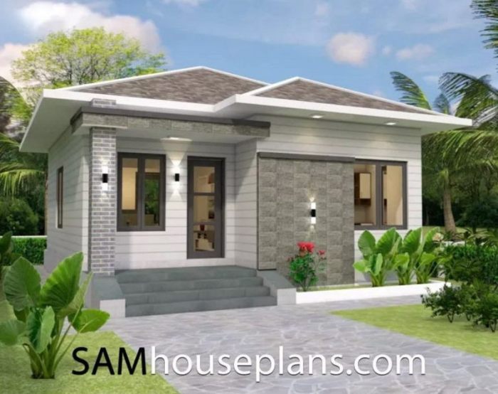 Desain rumah mini malis 1 tingkat