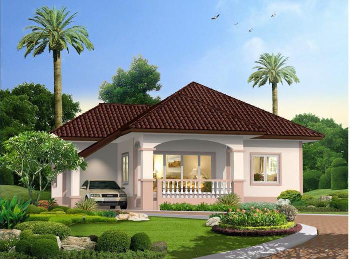 Desain rumah mini malis 1 tingkat