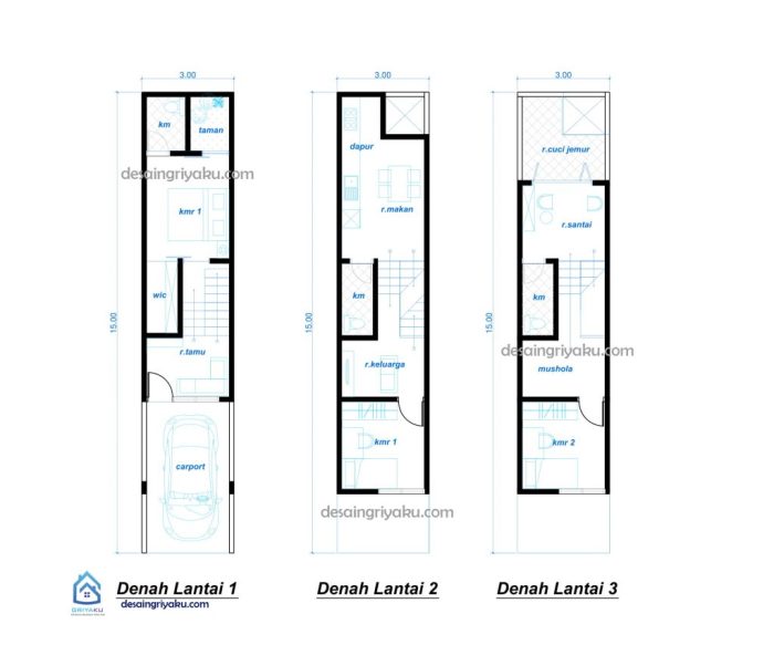 Apartment house small bedroom meters 4x6 idea