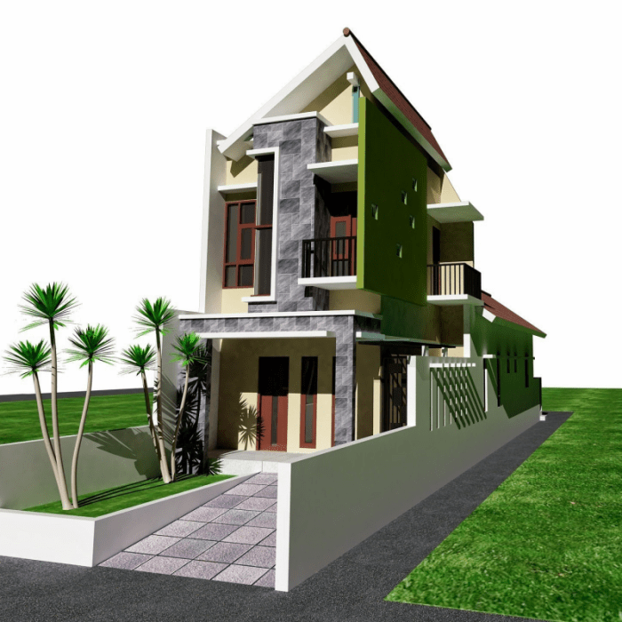 Desain rumah lahan 6 x 12