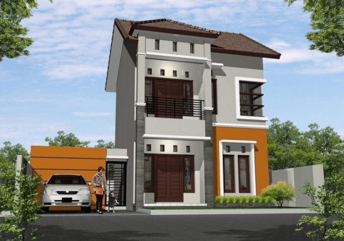 Desain rumah lahan 6 x 12