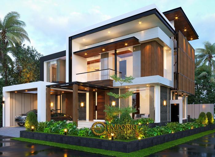 Desain rumah lampung modern