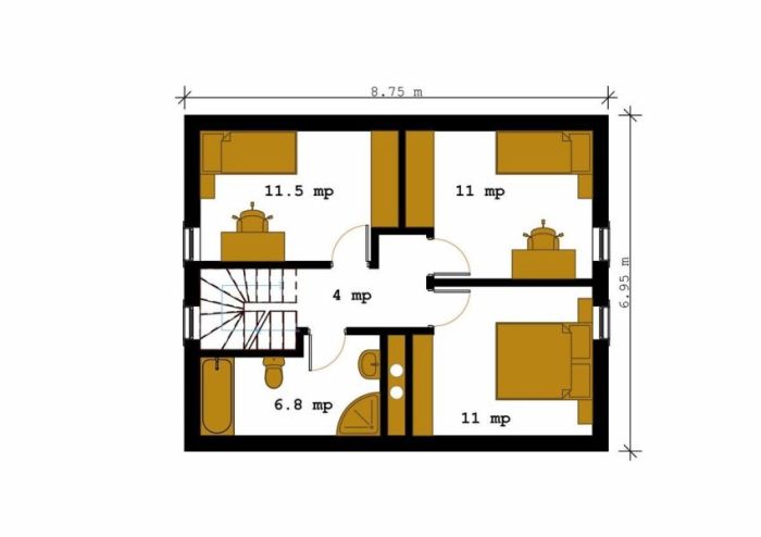 Desain rumah luas tanah 160