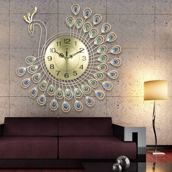 Wall clocks clock vintage decorative large retro living room style wanduhr pastoral europe creative