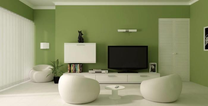 Wohnzimmer wand farbig