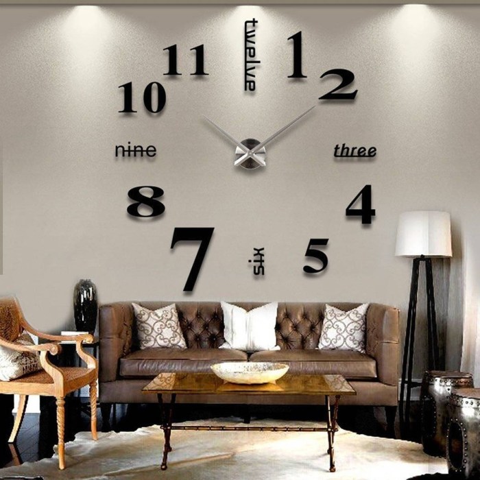 Clocks oversized