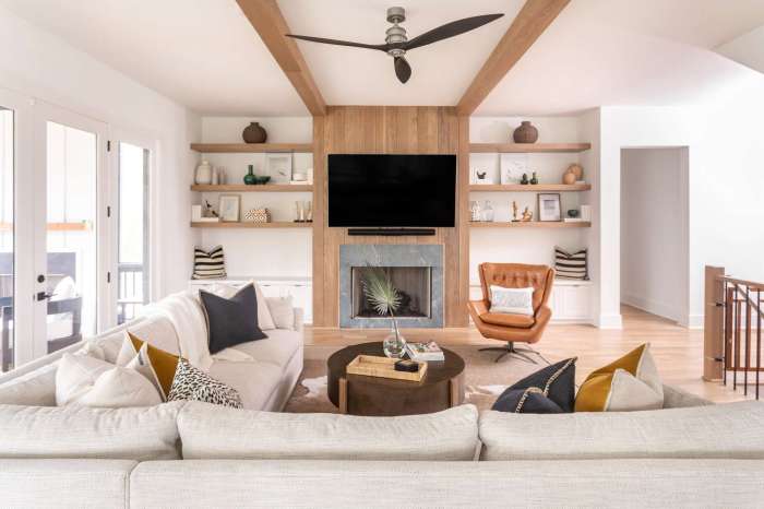 Fireplace linear shiplap cozy houzz suburban comfy enhance tone